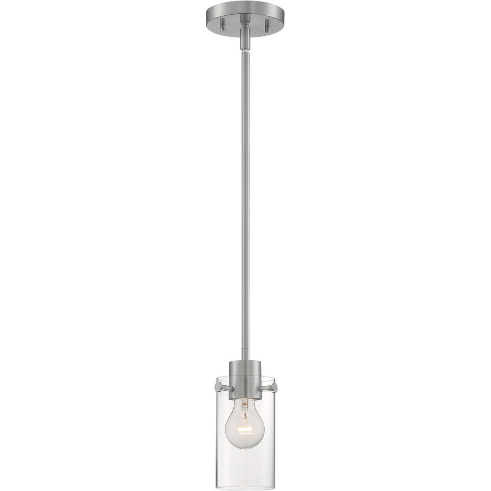 Nuvo Lighting Sommerset 1 Light 5 Inch Brushed Nickel Pendant Ceiling Light
