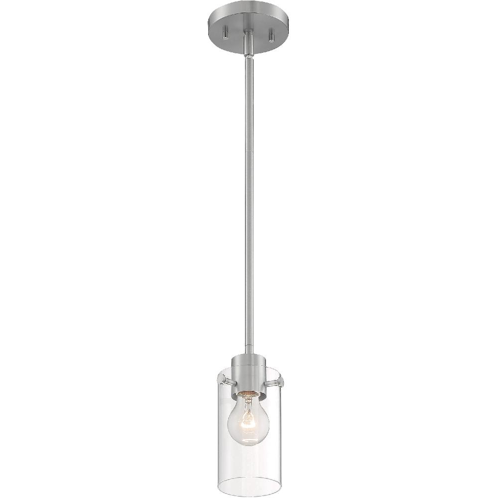 nuvo lighting Sommerset 1 Light 5 inch Brushed Nickel Pendant Ceiling Light