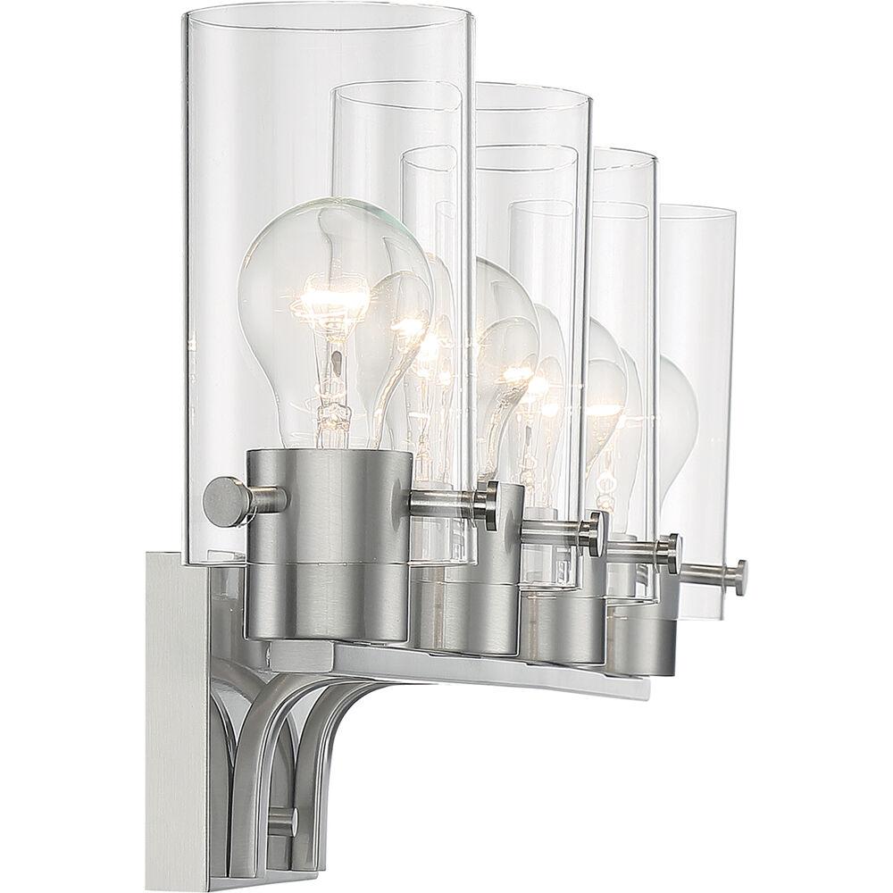 Nuvo Lighting Sommerset 4 Light 30 Inch Brushed Nickel Vanity Light Wall Light