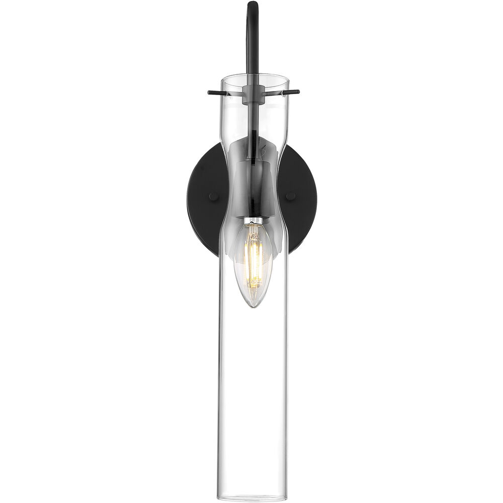 Nuvo Lighting Spyglass 1 Light 5 Inch Black Vanity Light Wall Light