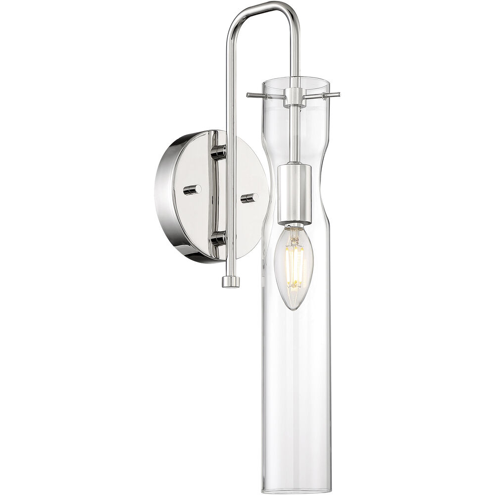 Nuvo Lighting Spyglass 1 Light 5 Inch Polished Nickel Vanity Light Wall Light