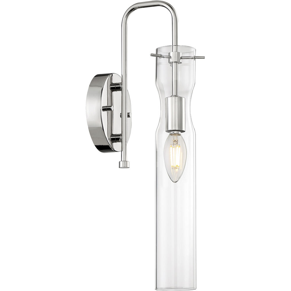 Nuvo Lighting Spyglass 1 Light 5 Inch Polished Nickel Vanity Light Wall Light