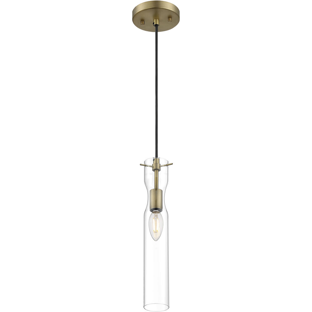 Nuvo Lighting Spyglass 1 Light 5 Inch Vintage Brass Pendant Ceiling Light