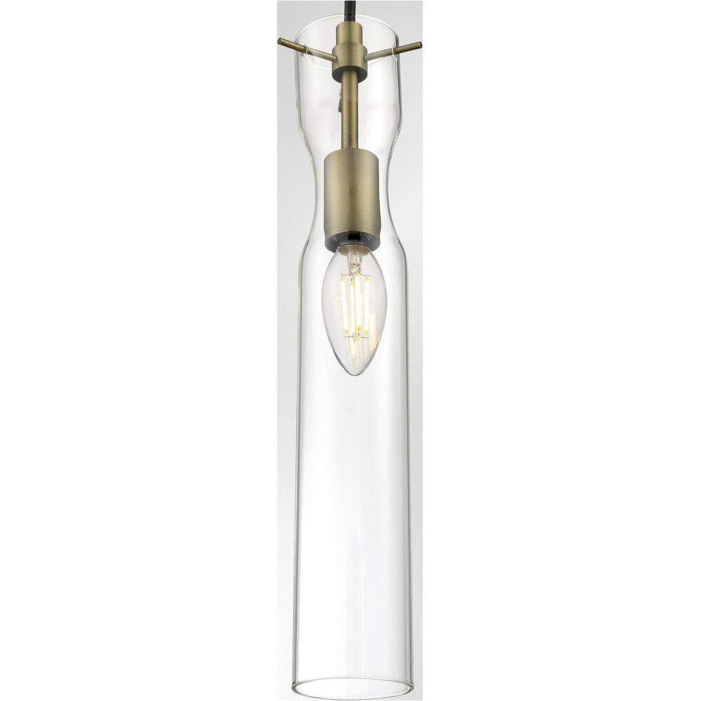 Nuvo Lighting Spyglass 1 Light 5 Inch Vintage Brass Pendant Ceiling Light