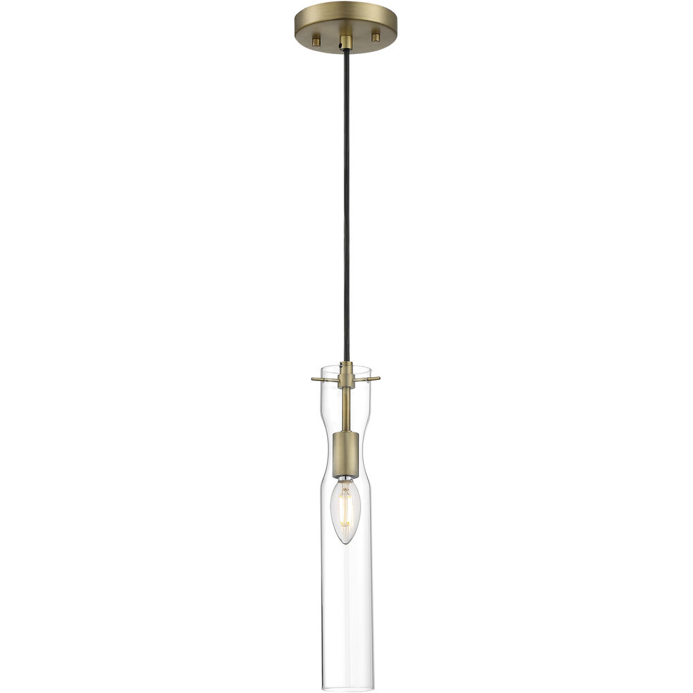 Nuvo Lighting Spyglass 1 Light 5 Inch Vintage Brass Pendant Ceiling Light