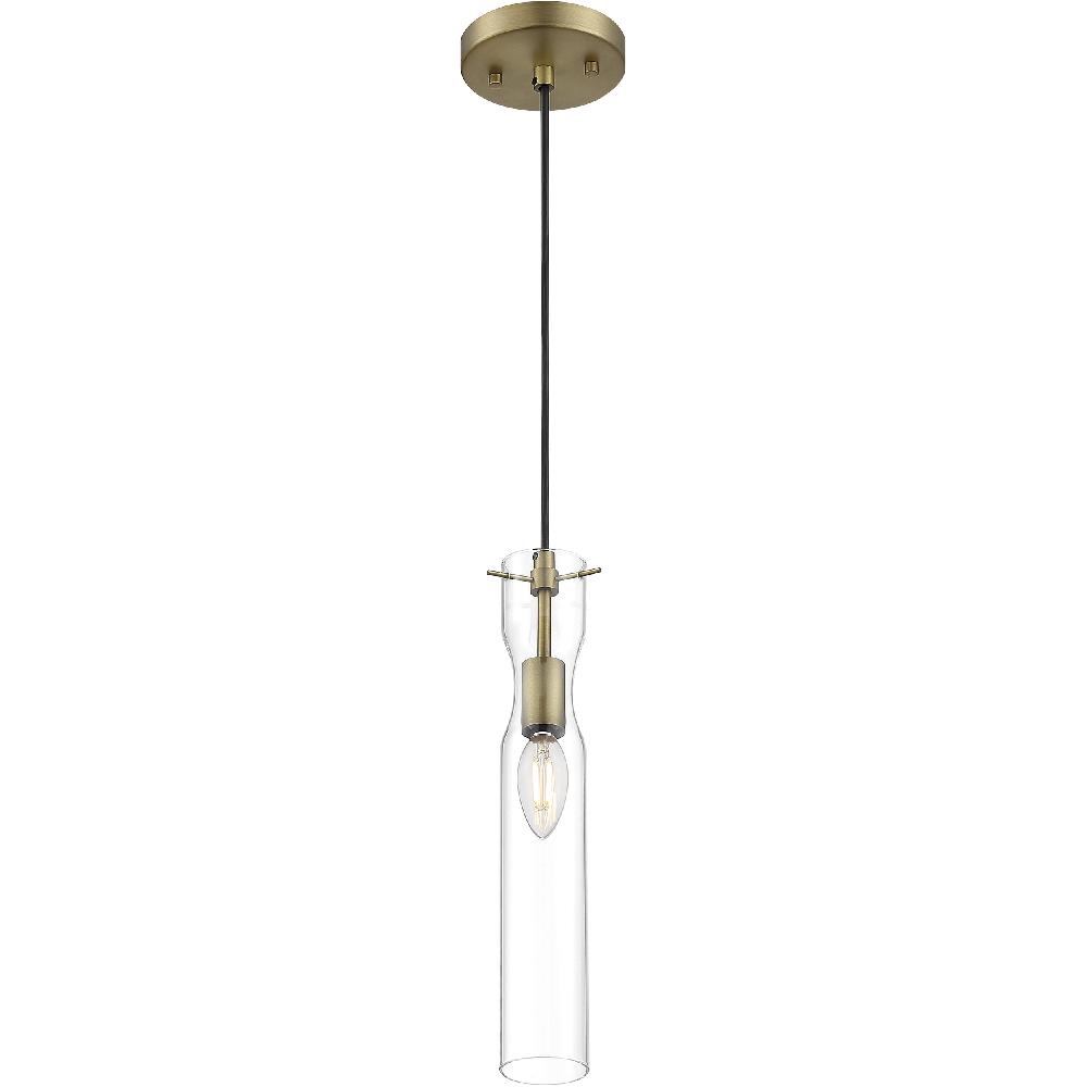 nuvo lighting Spyglass 1 Light 5 inch Vintage Brass Pendant Ceiling Light