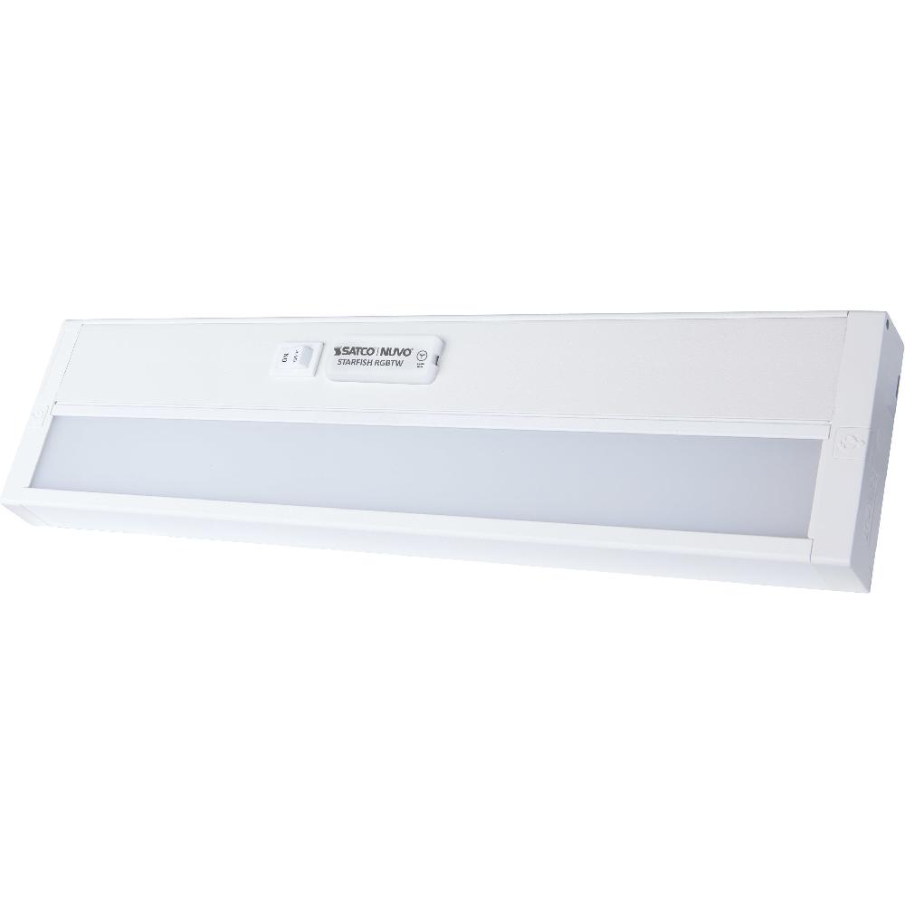 nuvo lighting Starfish LED 3.54 inch White Linear Strip Ceiling Light
