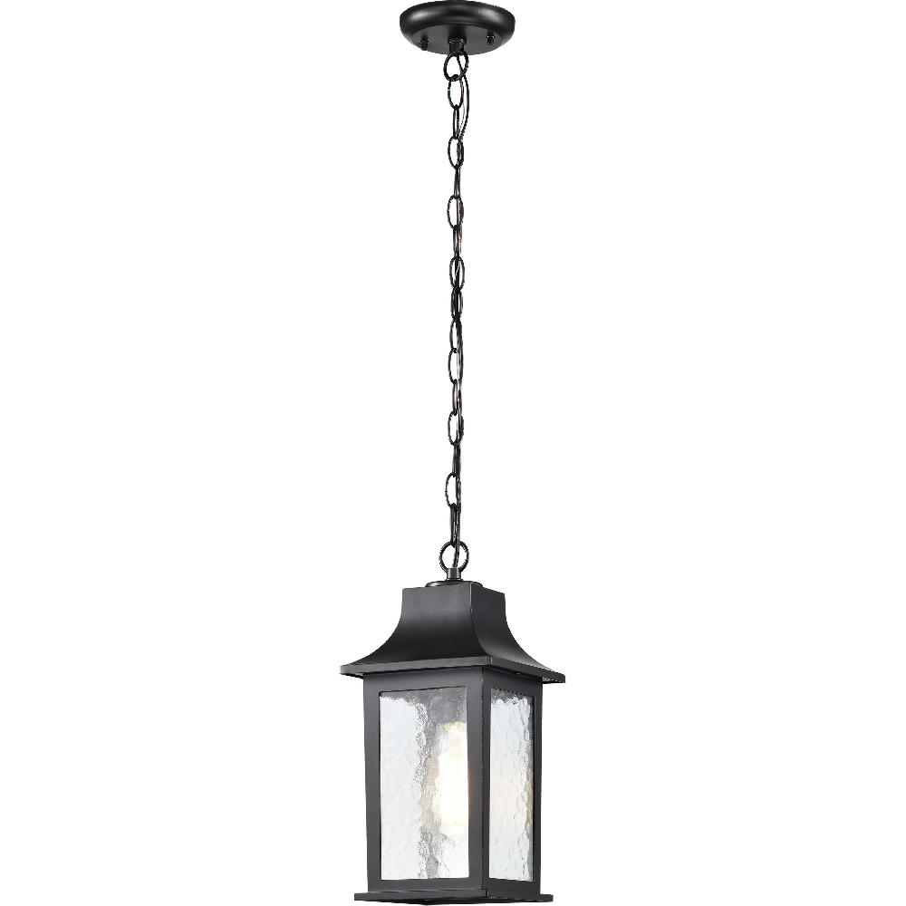 nuvo lighting Stillwell 7 inch Matte Black Outdoor Hanging Lantern