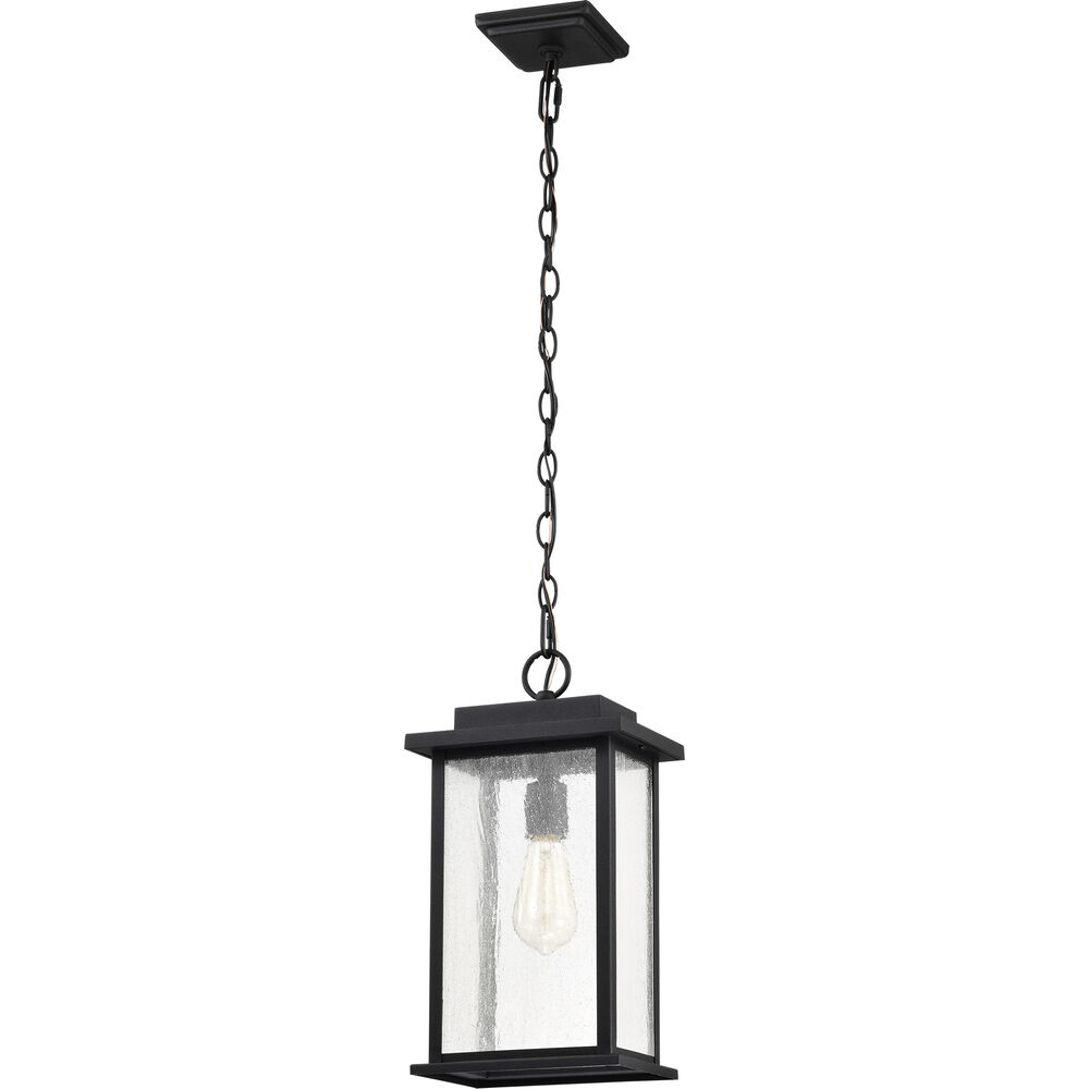 Nuvo Lighting Sullivan 9 Inch Matte Black Outdoor Hanging Lantern