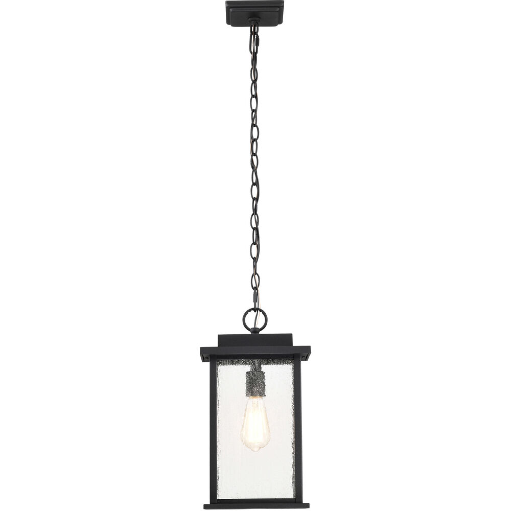 Nuvo Lighting Sullivan 9 Inch Matte Black Outdoor Hanging Lantern