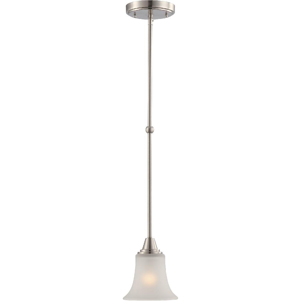 nuvo lighting Surrey 1 Light 6 inch Brushed Nickel Mini Pendant Ceiling Light