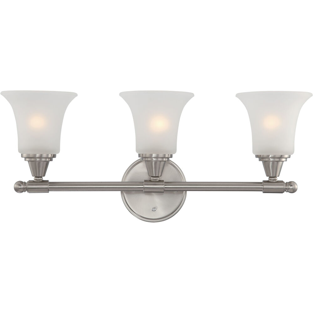 Nuvo Lighting Surrey 3 Light 24 Inch Brushed Nickel Vanity Light Wall Light