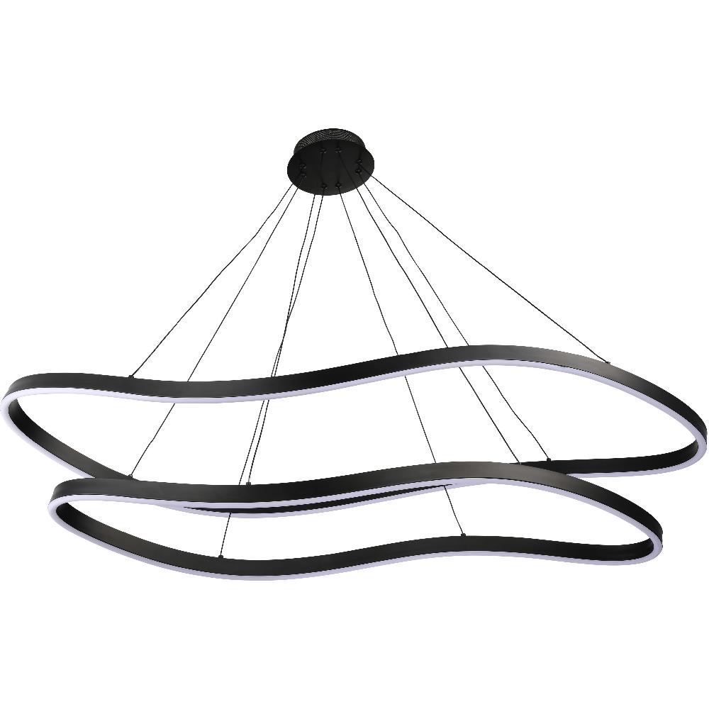 nuvo lighting Sylas LED 20.1 inch Matte Black Pendant Ceiling Light