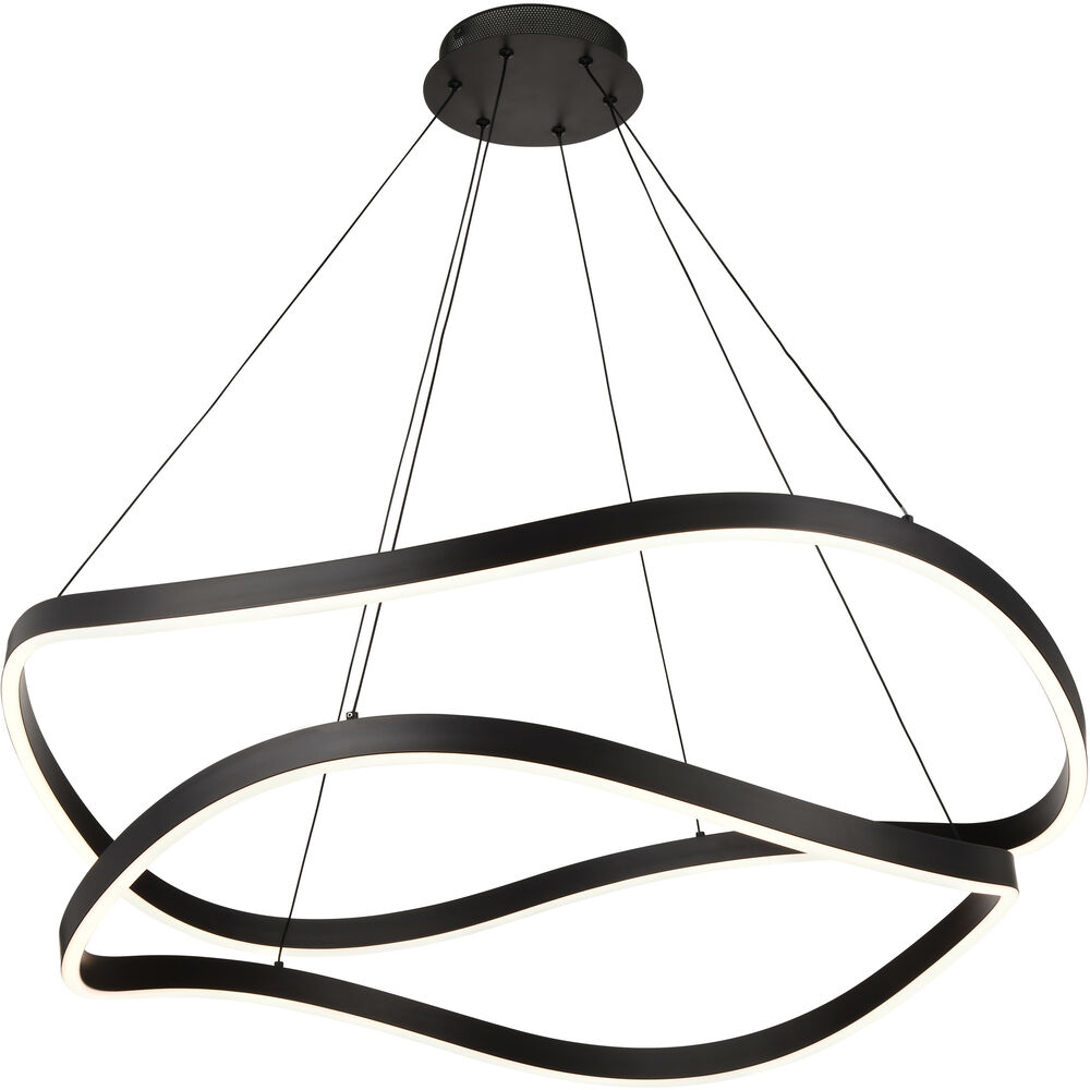 Nuvo Lighting Sylas LED 37.4 Inch Matte Black Pendant Ceiling Light