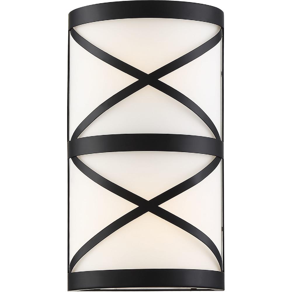 nuvo lighting Sylph 2 Light 7 inch Aged Bronze and Satin White Vanity Light Wall Light