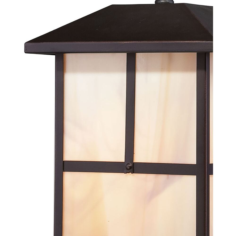 Nuvo Lighting Tanner 1 Light 8.38 Inch Claret Bronze Outdoor Hanging Lantern