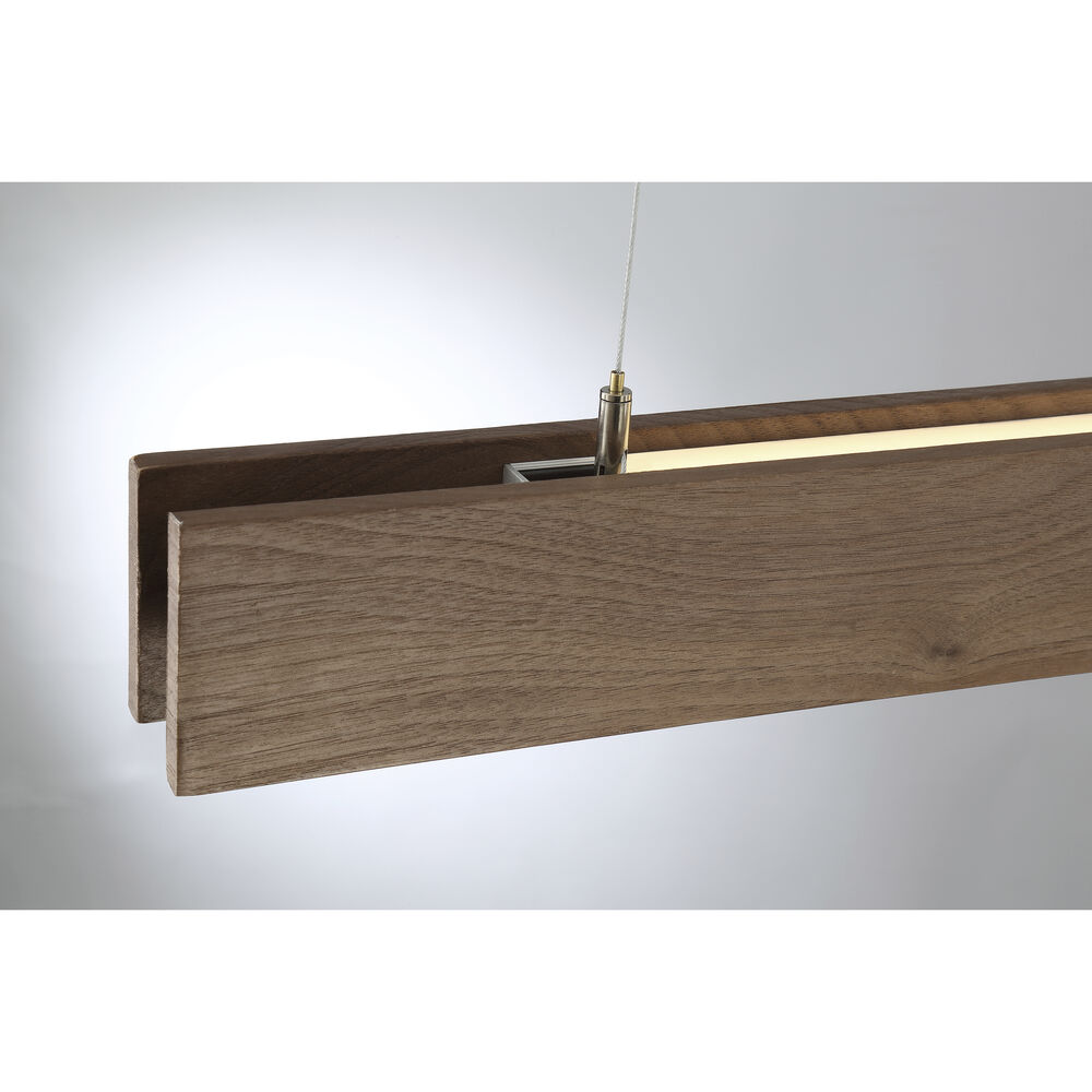 Nuvo Lighting Task LED 2.06 Inch Wood Pendant Ceiling Light