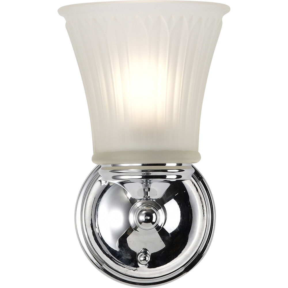 Nuvo Lighting Teller 1 Light 9 Inch Polished Chrome Vanity Light Wall Light