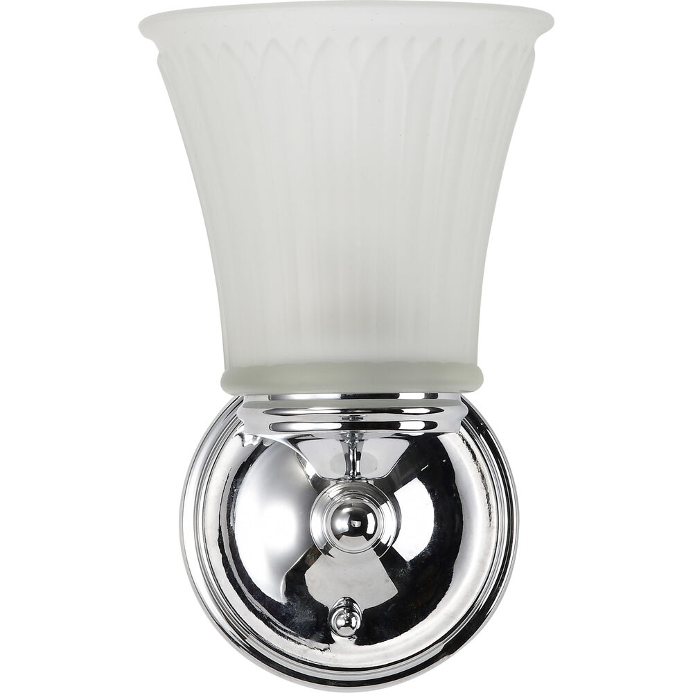 Nuvo Lighting Teller 1 Light 9 Inch Polished Chrome Vanity Light Wall Light