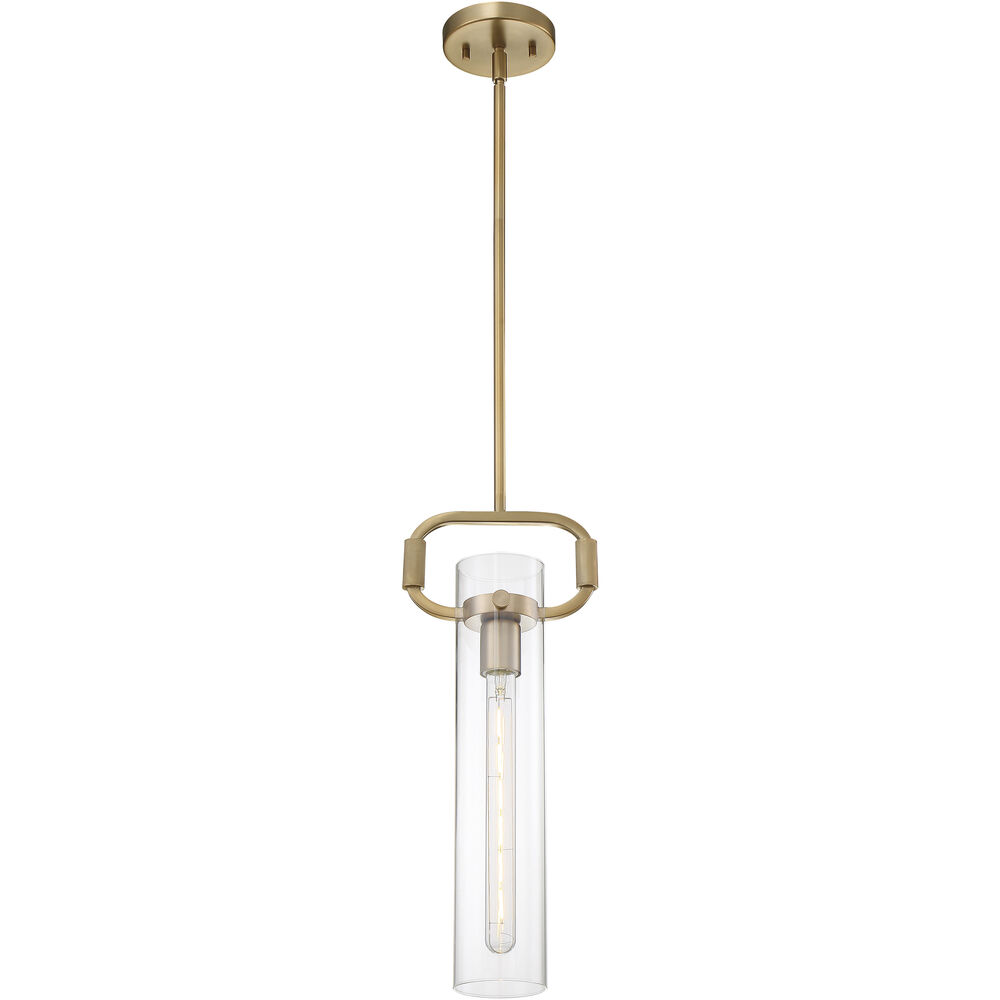 Nuvo Lighting Teresa 1 Light 5 Inch Burnished Brass Pendant Ceiling Light