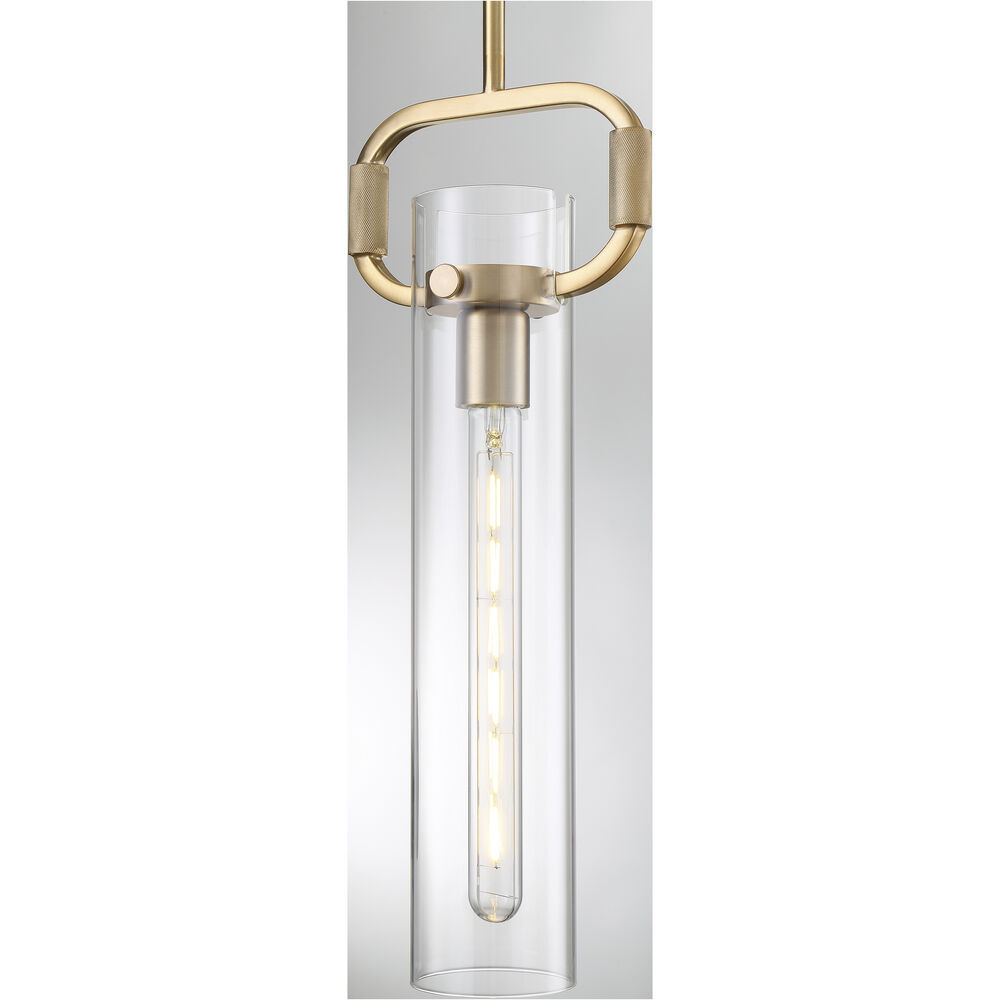 Nuvo Lighting Teresa 1 Light 5 Inch Burnished Brass Pendant Ceiling Light