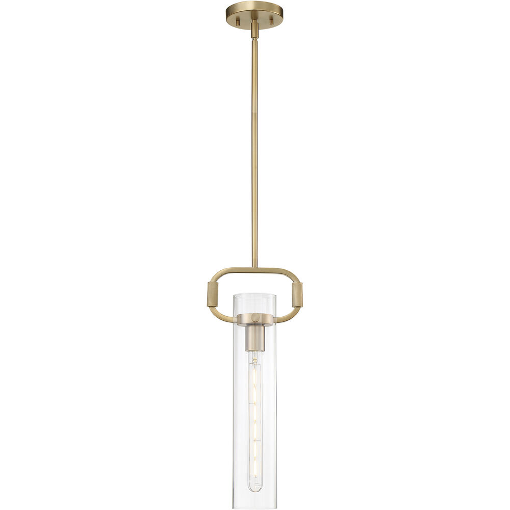 Nuvo Lighting Teresa 1 Light 5 Inch Burnished Brass Pendant Ceiling Light