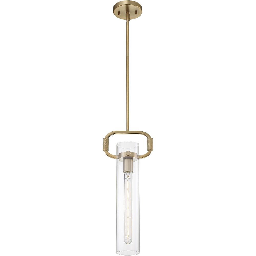 nuvo lighting Teresa 1 Light 5 inch Burnished Brass Pendant Ceiling Light