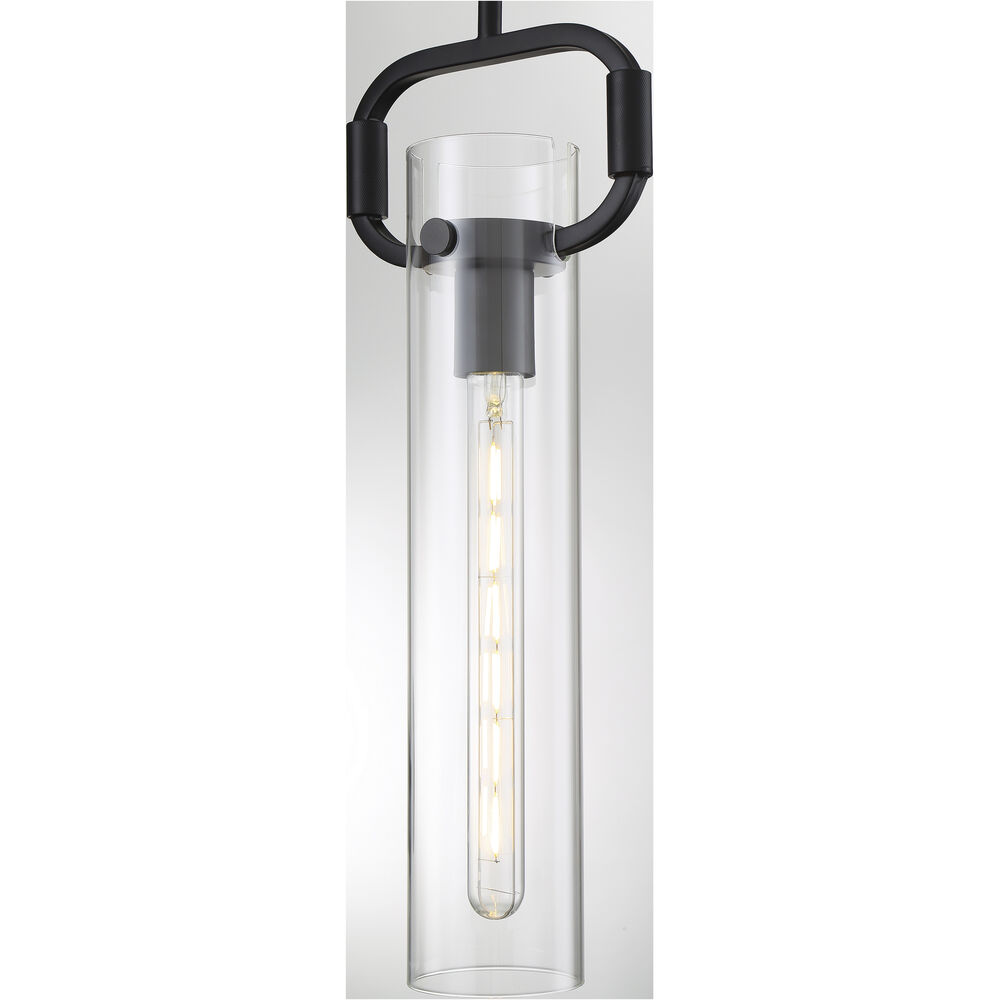 Nuvo Lighting Teresa 1 Light 5 Inch Matte Black Pendant Ceiling Light