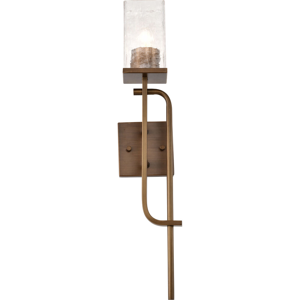 Nuvo Lighting Terrace 1 Light 4.5 Inch Natural Brass Wall Sconce Wall Light
