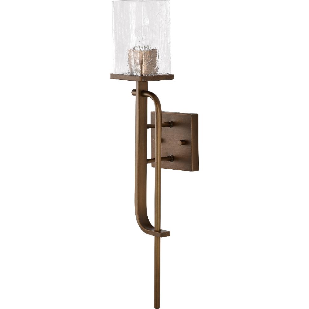nuvo lighting Terrace 1 Light 4.5 inch Natural Brass Wall Sconce Wall Light