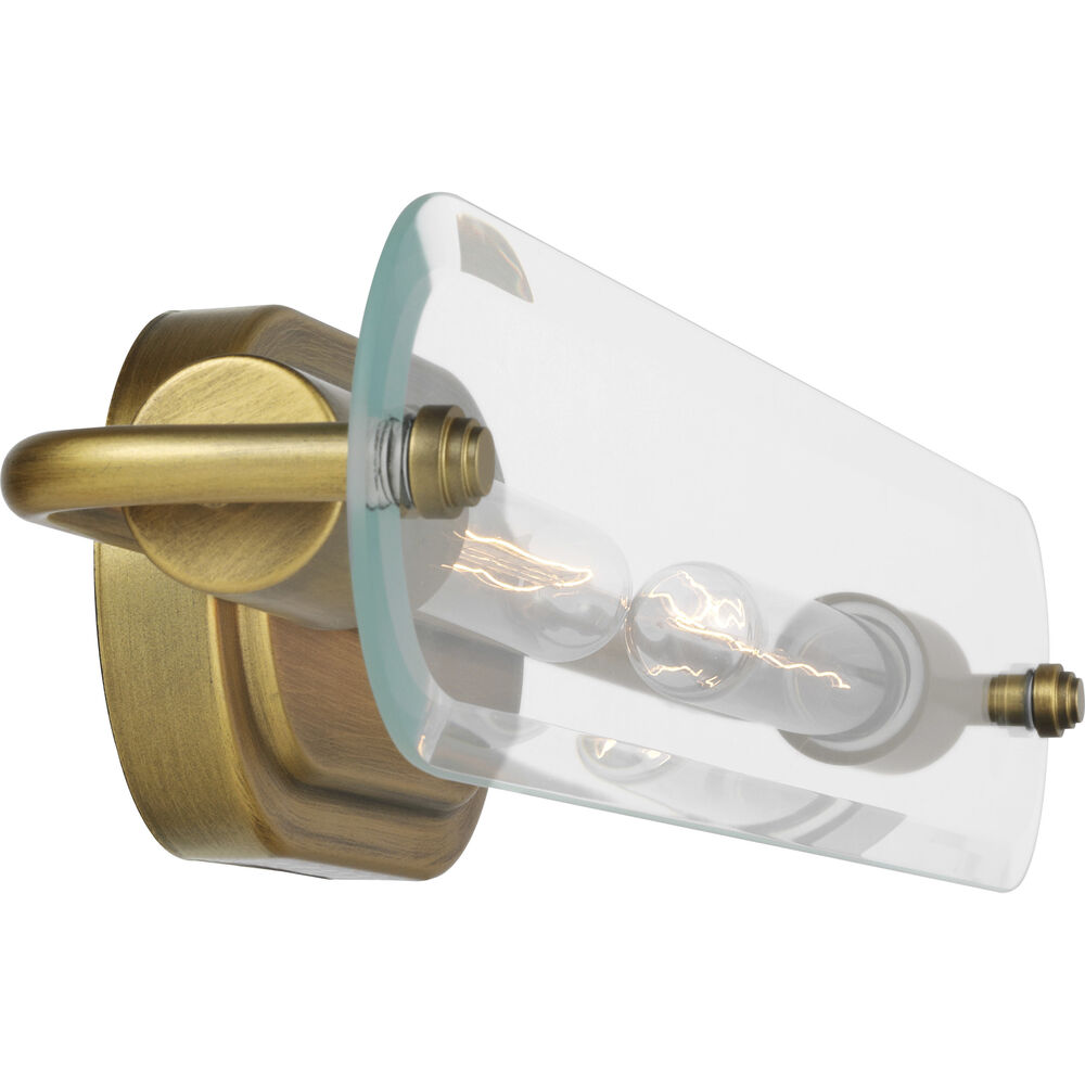 Nuvo Lighting Teton 2 Light 22 Inch Natural Brass Bathroom Vanity Light Wall Light