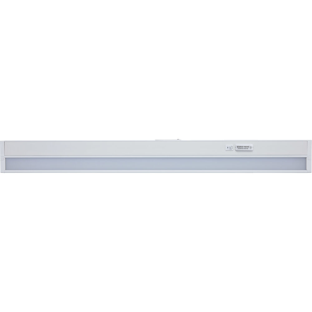 Nuvo Lighting Under Cabinet LED 3.54 Inch White Linear Strip Ceiling Light