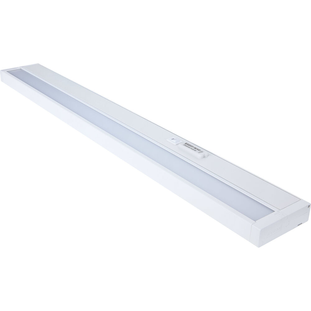 Nuvo Lighting Under Cabinet LED 3.54 Inch White Linear Strip Ceiling Light