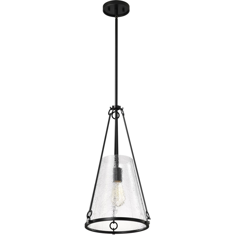 Nuvo Lighting Valentine 12 Inch Black Pendant Ceiling Light