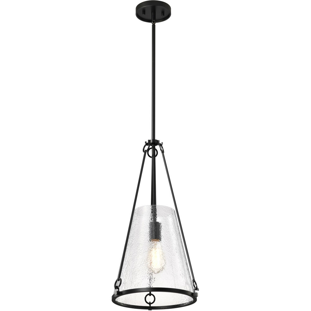 Nuvo Lighting Valentine 12 Inch Black Pendant Ceiling Light