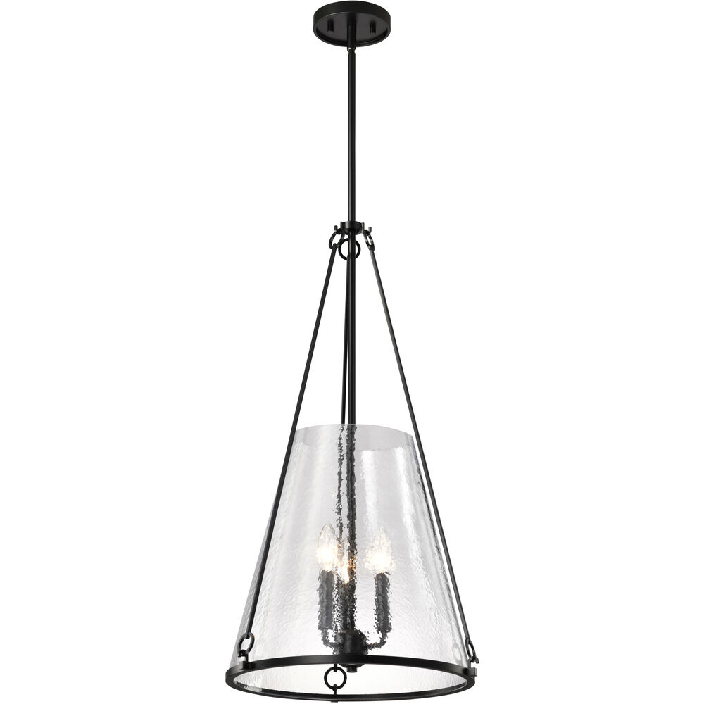 Nuvo Lighting Valentine 16 Inch Black Pendant Ceiling Light