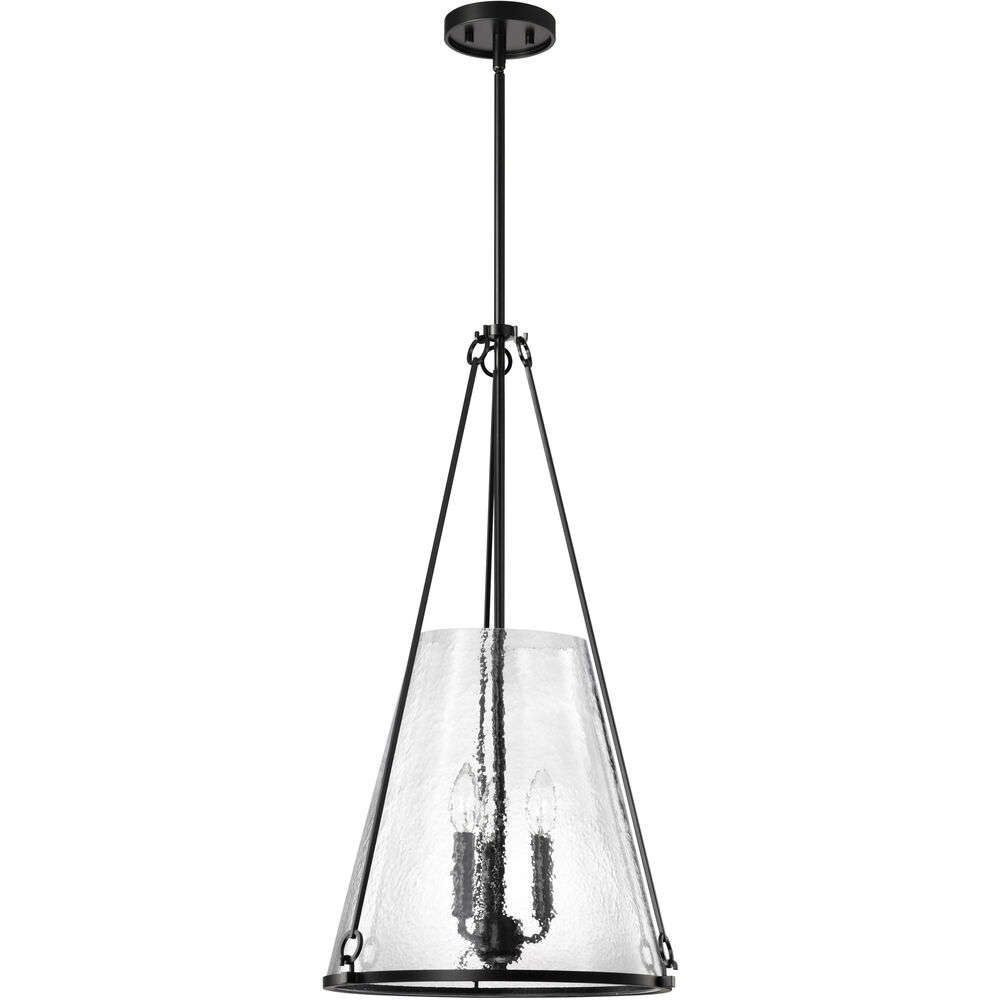 Nuvo Lighting Valentine 16 Inch Black Pendant Ceiling Light