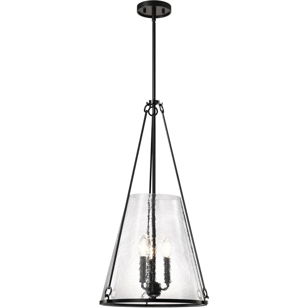 Nuvo Lighting Valentine 16 Inch Black Pendant Ceiling Light