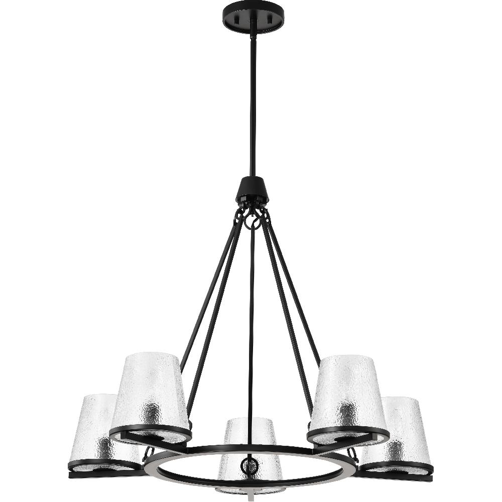 nuvo lighting Valentine 30 inch Black Chandelier Ceiling Light