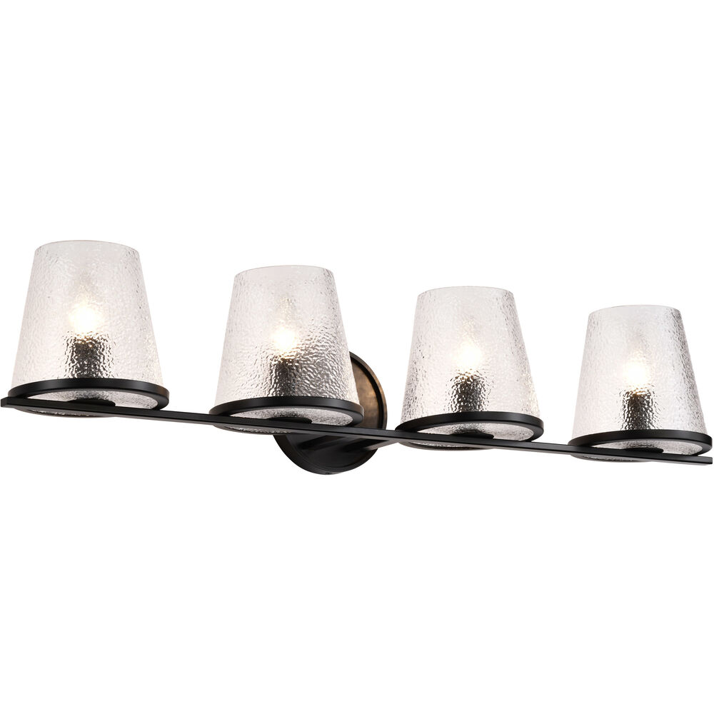 Nuvo Lighting Valentine 32 Inch Black Vanity Wall Light