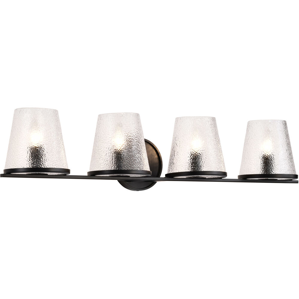 Nuvo Lighting Valentine 32 Inch Black Vanity Wall Light