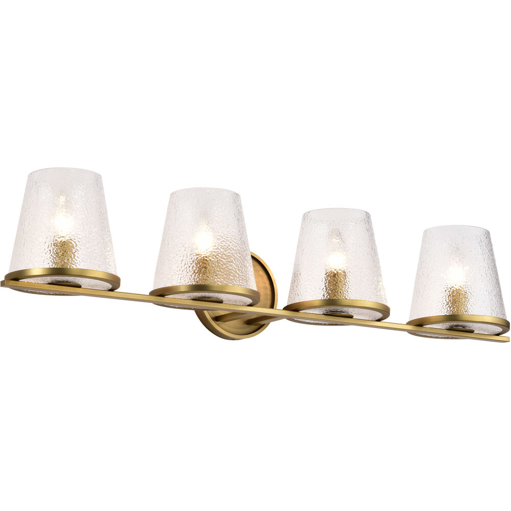 Nuvo Lighting Valentine 32 Inch Vintage Brass Vanity Wall Light
