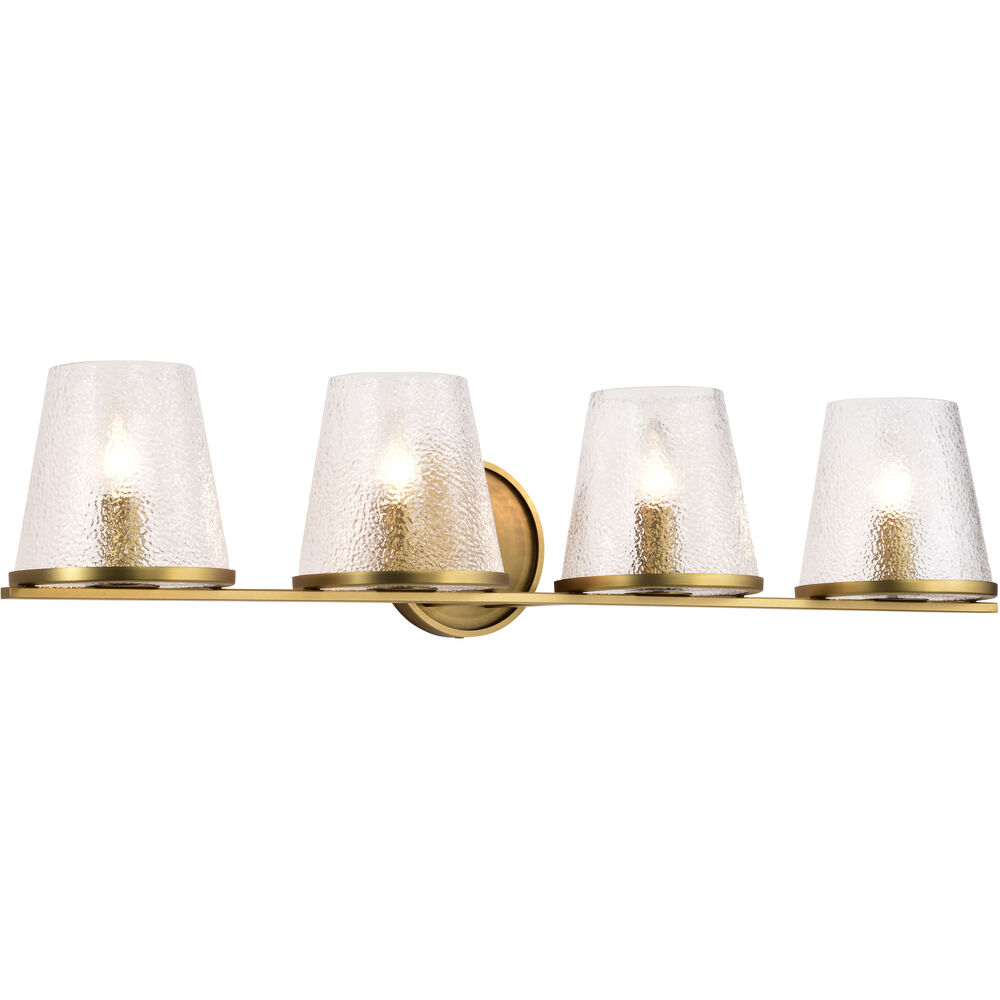 Nuvo Lighting Valentine 32 Inch Vintage Brass Vanity Wall Light