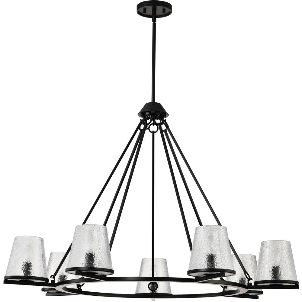 Nuvo Lighting Valentine 40 Inch Black Chandelier Ceiling Light