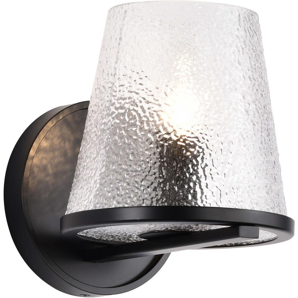 Nuvo Lighting Valentine 6 Inch Black Vanity Wall Light