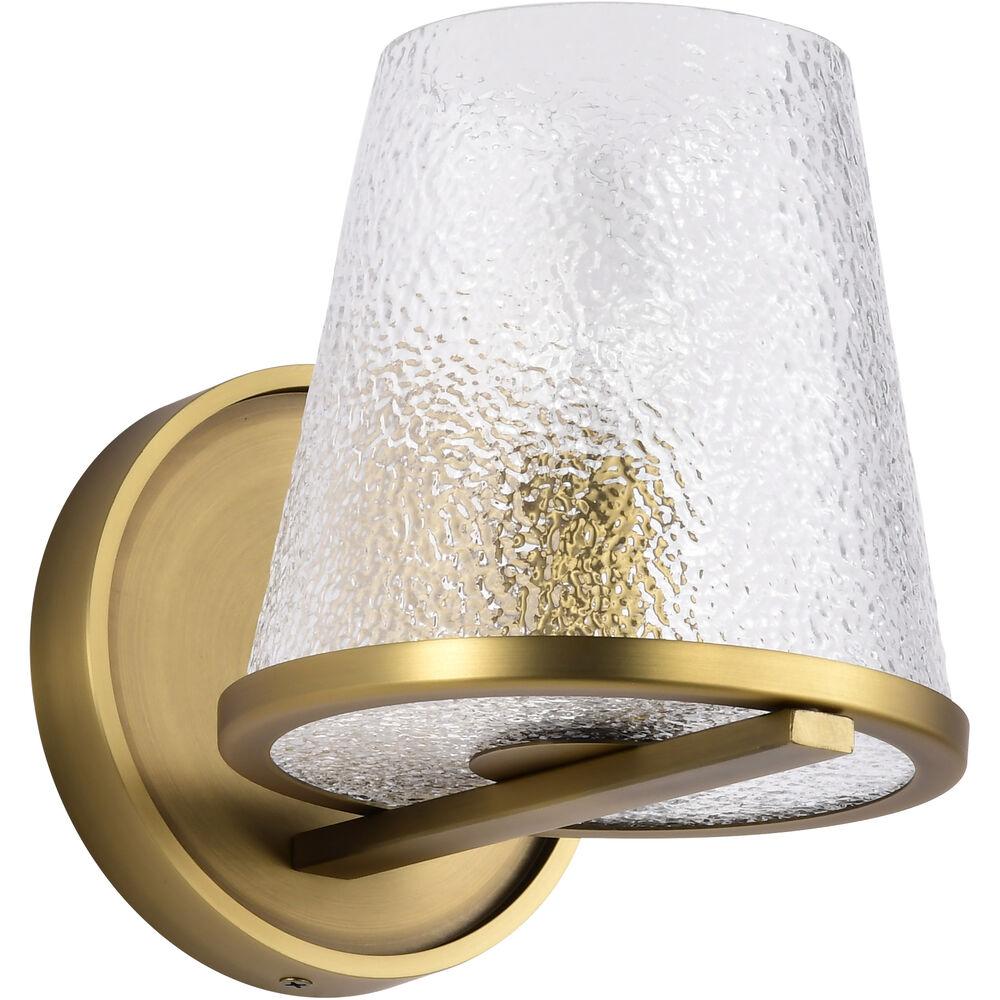 Nuvo Lighting Valentine 6 Inch Vintage Brass Vanity Wall Light