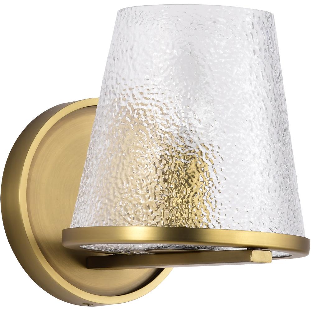 nuvo lighting Valentine 6 inch Vintage Brass Vanity Wall Light