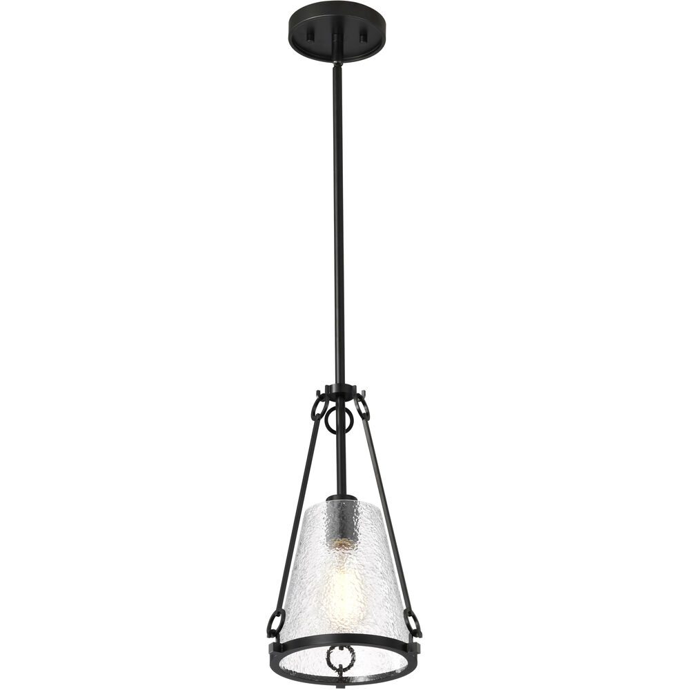 Nuvo Lighting Valentine 8 Inch Black Pendant Ceiling Light