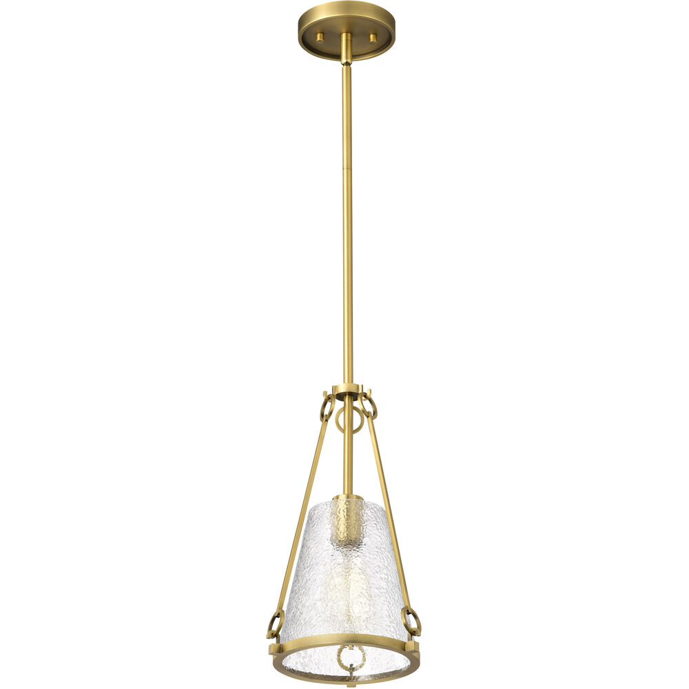 Nuvo Lighting Valentine 8 Inch Vintage Brass Pendant Ceiling Light
