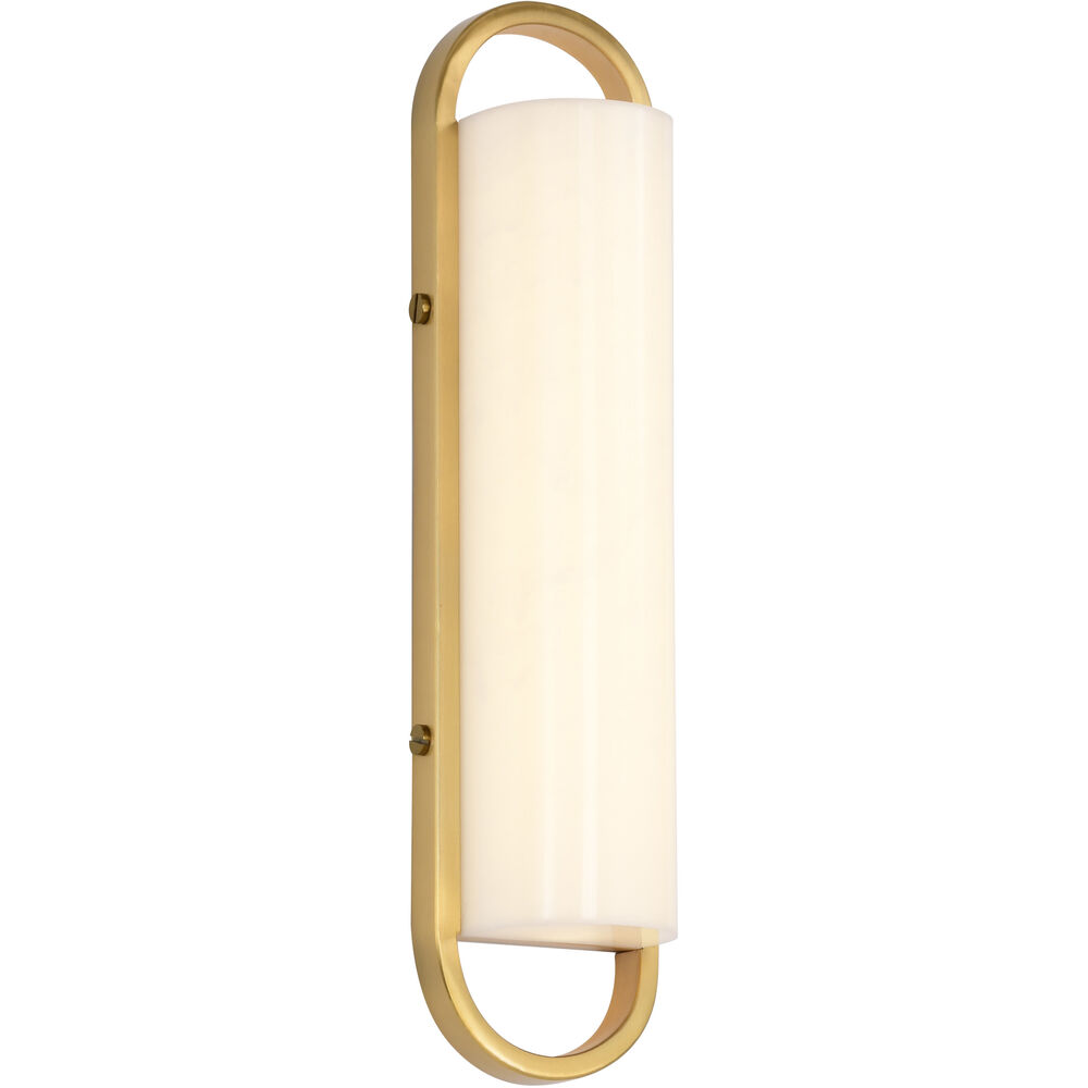 Nuvo Lighting Velano LED 17 Inch Brushed Brass Vanity Wall Light